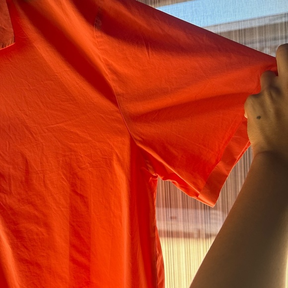 Caryn Lawn Relaxed fit top- Orange- size One Size Fits Most 4-12 - Picture 3 of 4